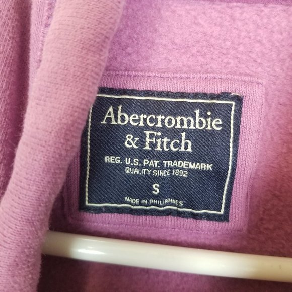 Abercrombie & Fitch Womens S Purple Spell Out Slee - Picture 5 of 8